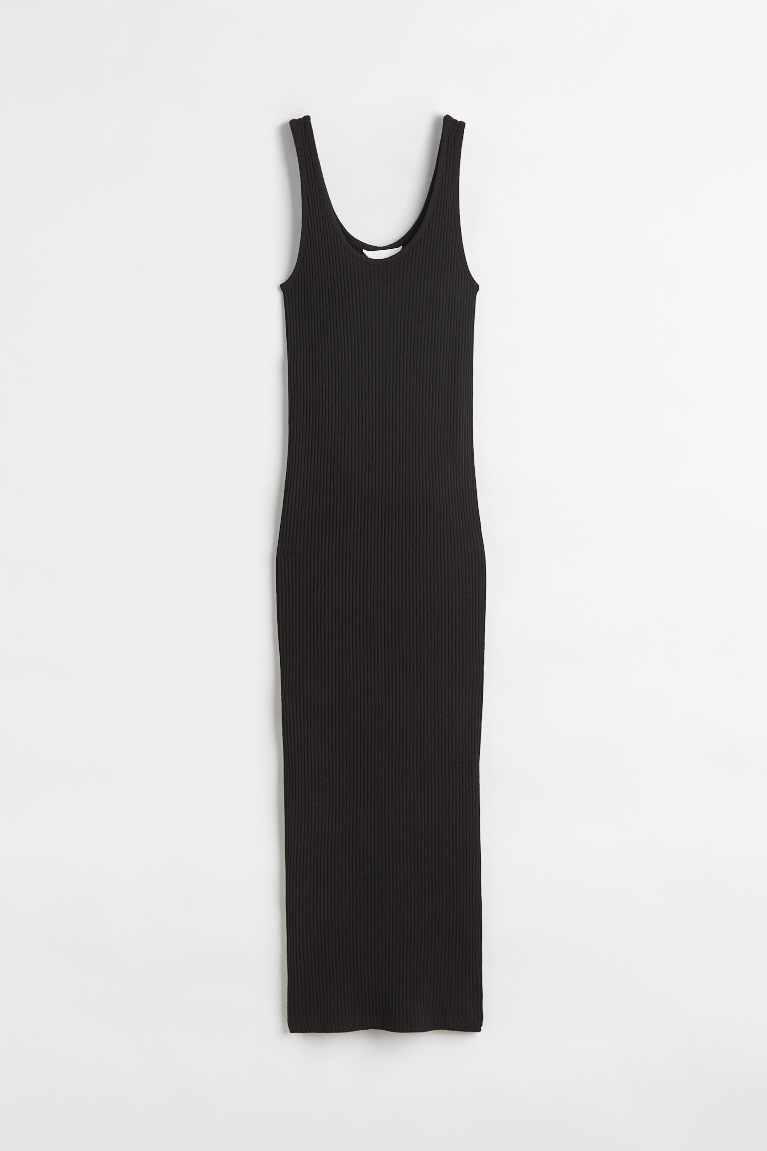 

Платье женское H&M 1073084001 черное XL, Черный, 1073084001