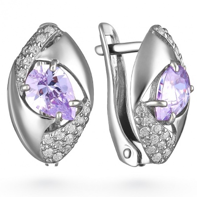 

Серьги с 38 фианитами из серебра Высоковы СД-2-109, СД-2-109