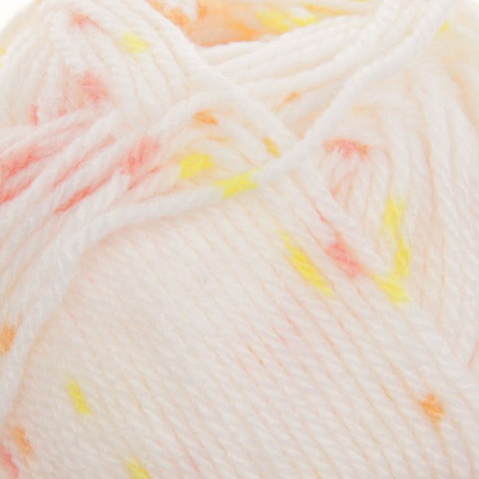 

Пряжа Baby color 100% акрил 150м/50гр (5103 бел-жел-розовый)