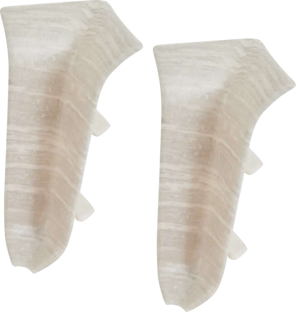 Угол внутренний для плинтуса «Дуб Морской», высота 62 мм, 2 шт. зубная паста с морской солью 100г