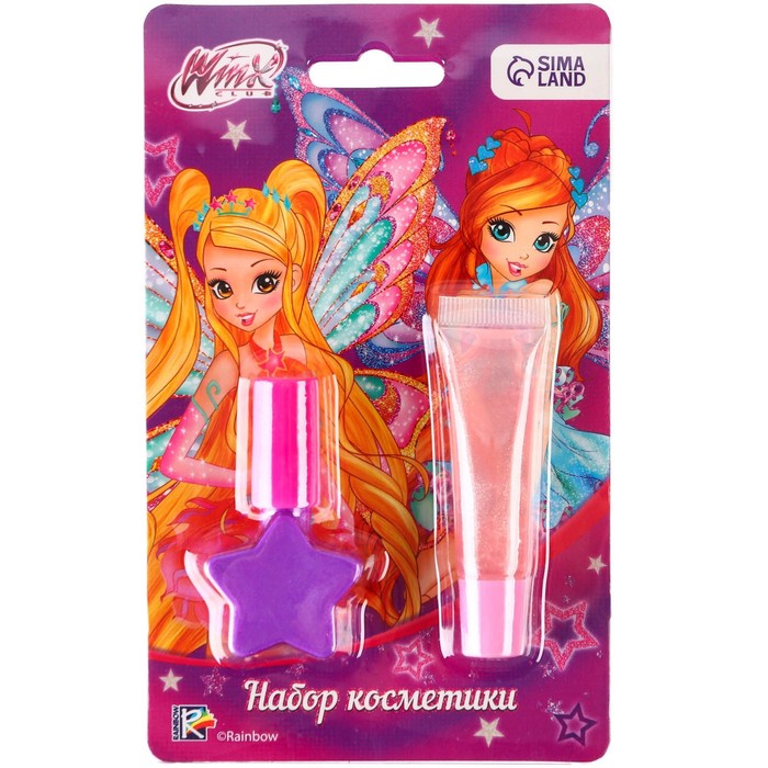 Набор косметики WINX Стелла, Блум, лак 10 мл, блеск 5 мл