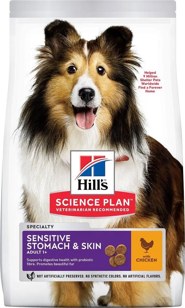Сухой корм для собак Hill's Sensitive Stomach & Skin, 12 кг