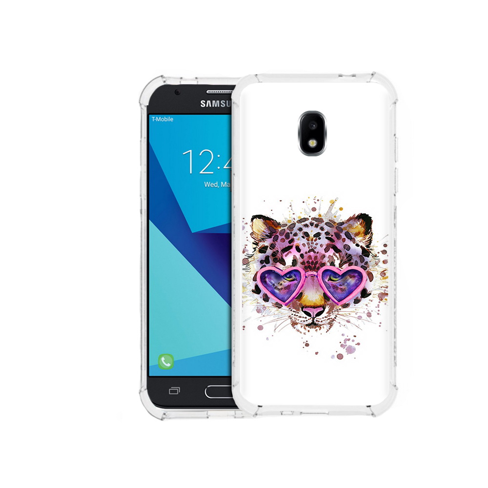 

Чехол MyPads Tocco для Samsung Galaxy J3 (2017) модный леопард (PT74067.575.480), Прозрачный, Tocco