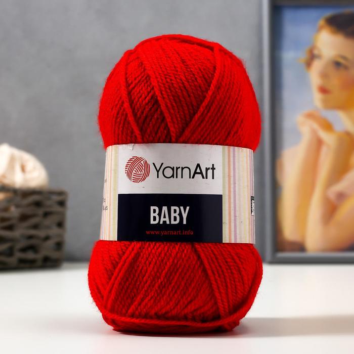 

Пряжа Baby 100% акрил 150м/50гр (576 т.красный) (5 шт)