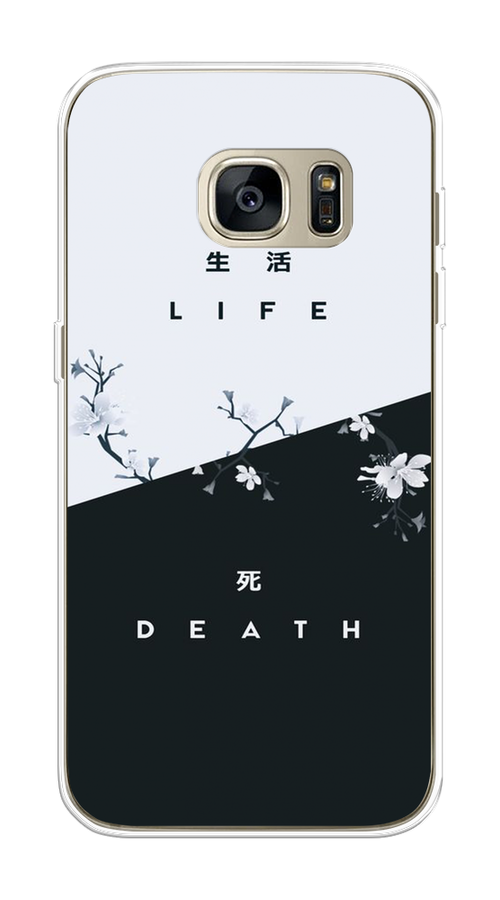 

Чехол Awog на Samsung Galaxy S7 edge "Life and death", Черный;серый, 24650-7