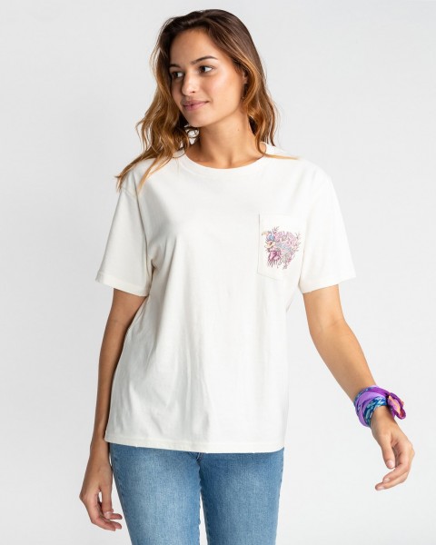 

Футболка женская Billabong Floral Source белая XS, Floral Source