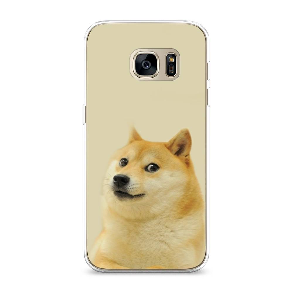

Чехол Awog на Samsung Galaxy S7 edge "Собака подозревака", Коричневый;желтый;бежевый, 24650-9