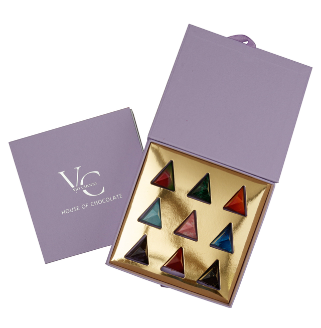 

Набор шоколадных конфет VioChoco. Подарочный.Драгоценности ассорти ручной работы, 200 г.
