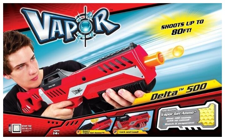 

Бластер Razor Дельта 500 с пульками 10073701, Vapor Бластер Дельта 500 с пульками 10073701