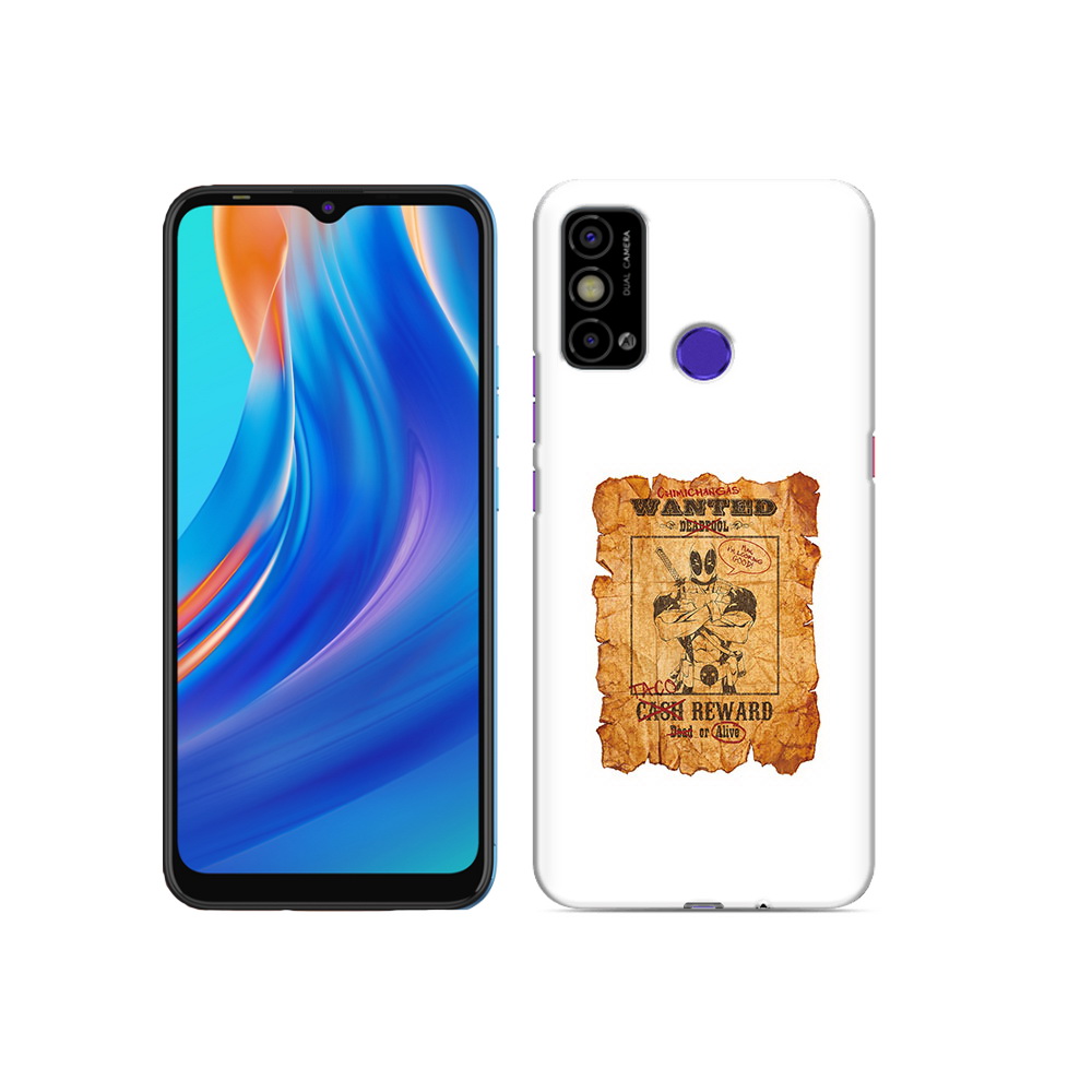 

Чехол MyPads Tocco для Tecno Spark Go дедпул, Прозрачный, Tocco