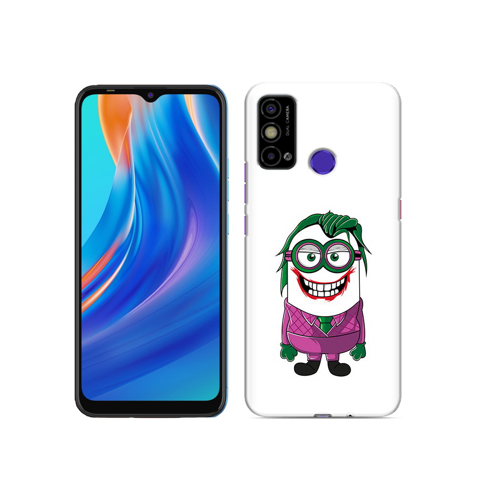 

Чехол MyPads Tocco для Tecno Spark Go джокер миньон, Прозрачный, Tocco