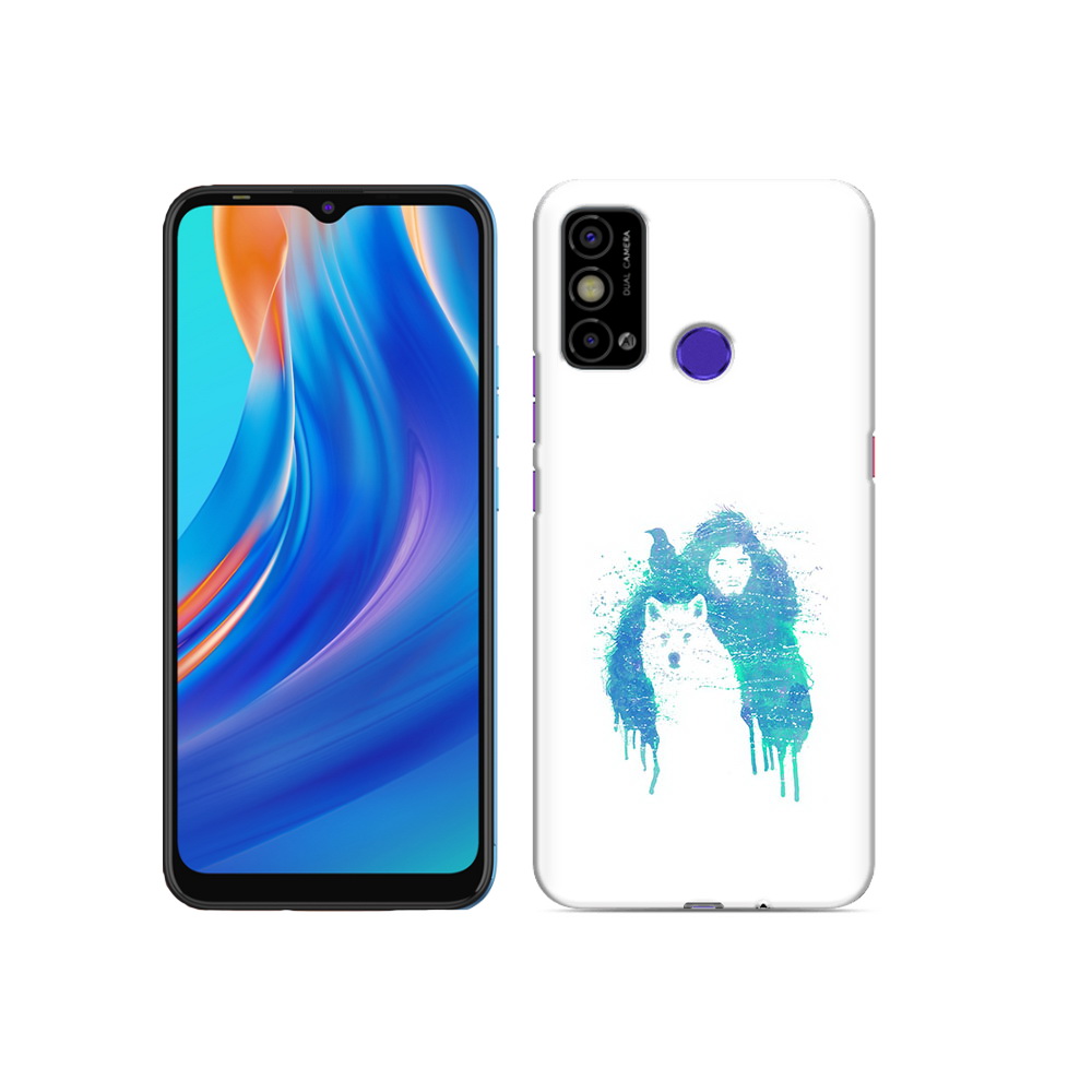 

Чехол MyPads Tocco для Tecno Spark Go джон сноу, Прозрачный, Tocco