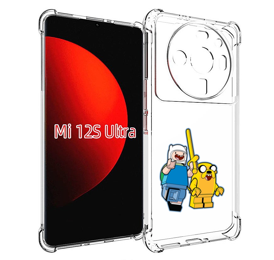 

Чехол MyPads время приключений лего для Xiaomi 12S Ultra, Прозрачный, Tocco