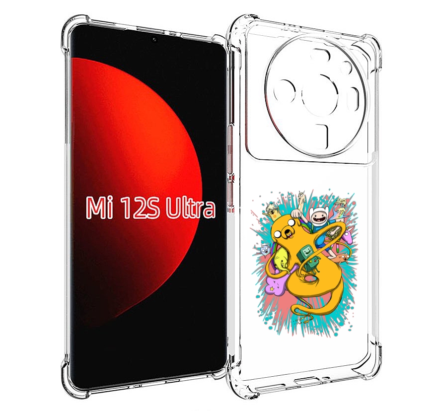 

Чехол MyPads время приключений рисунок для Xiaomi 12S Ultra, Прозрачный, Tocco
