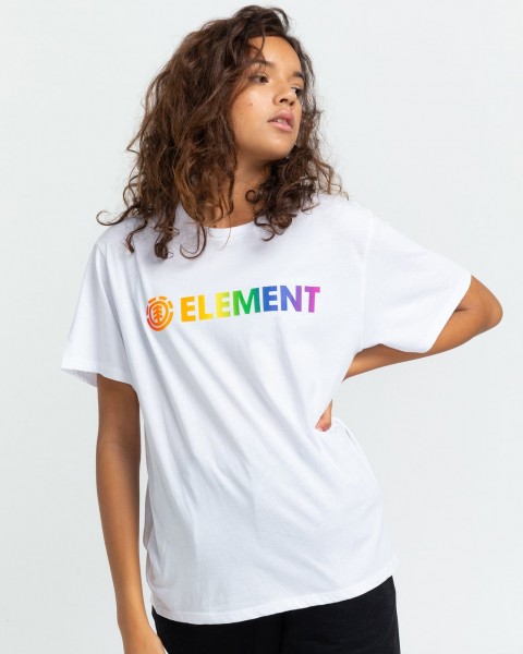 фото Футболка женская element logo белая s