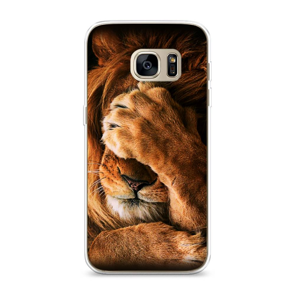 

Чехол Awog на Samsung Galaxy S7 edge "Львиный стыд", Коричневый;черный, 24650-1