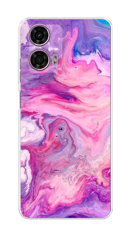 

Чехол на Motorola Moto G24 "Нежно-розовая абстракция", Розовый, 243850-1