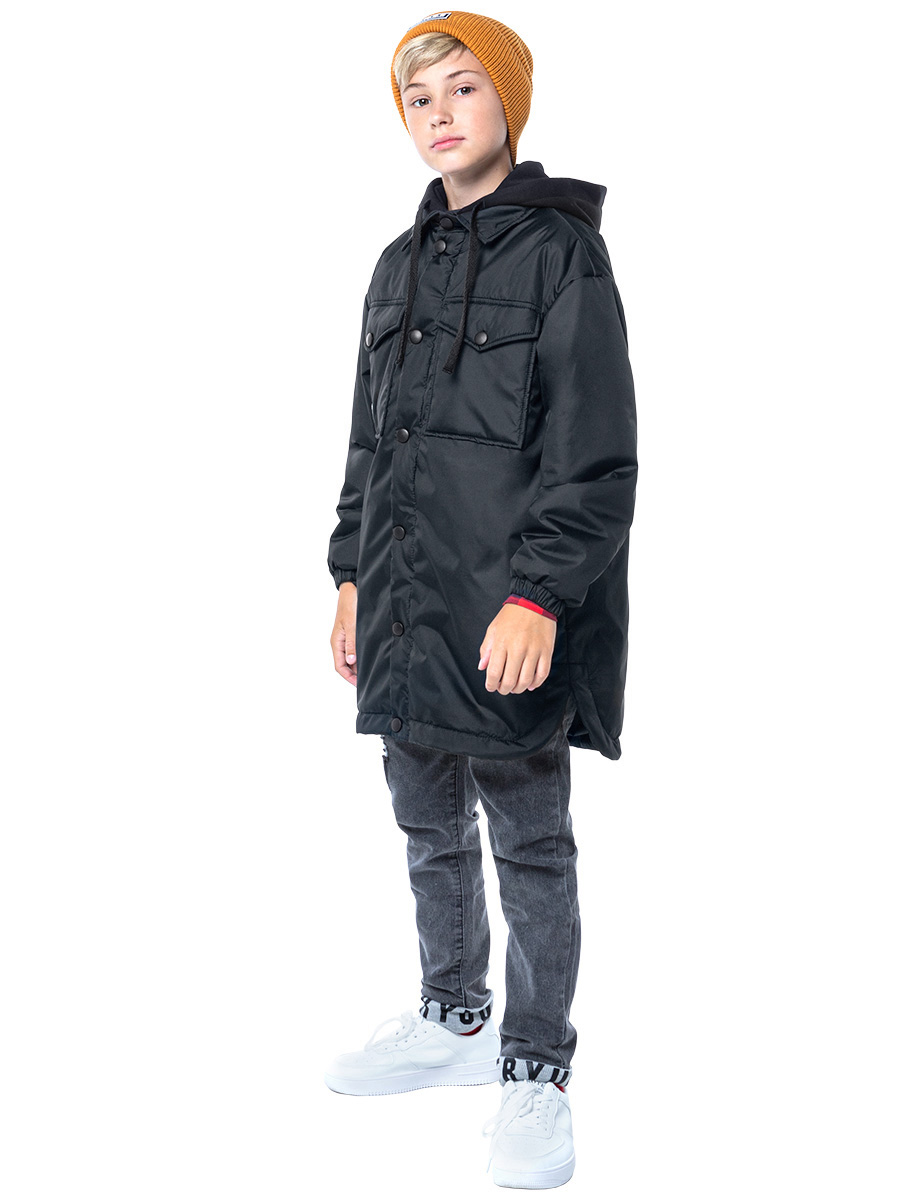 Куртка детская NIKASTYLE 4м3723, черный, 134