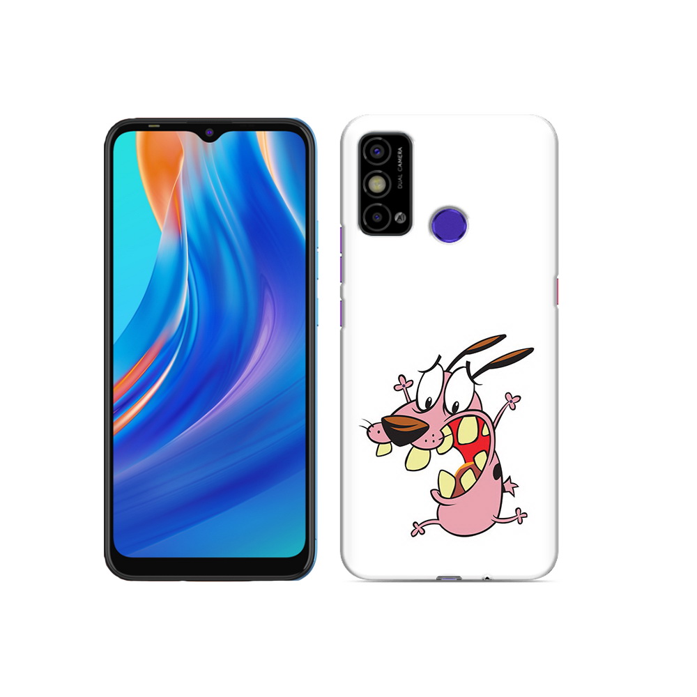 

Чехол MyPads Tocco для Tecno Spark Go зубастый бобик, Прозрачный, Tocco