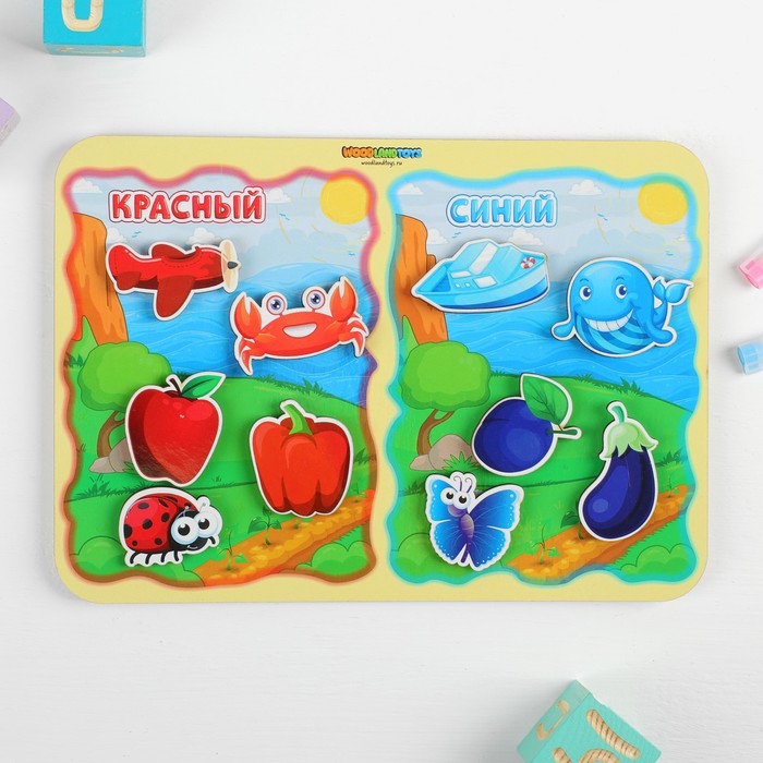 

WoodLand Toys Какая разница, Красный-синий, Какая разница, Красный-синий