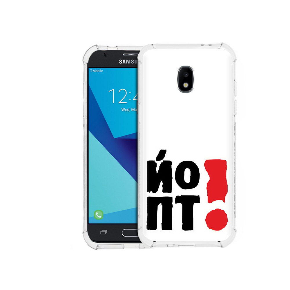 

Чехол MyPads Tocco для Samsung Galaxy J3 (2017) надписть абстракция (PT74067.575.494), Прозрачный, Tocco