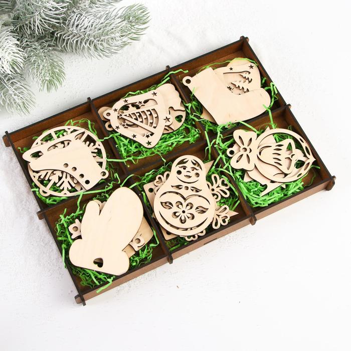 

WoodLand Toys Новогодние подвески, большой набор, Новогодние подвески, большой набор