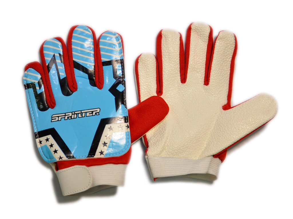 фото Вратарские перчатки sprinter junior, красный/белый, 6