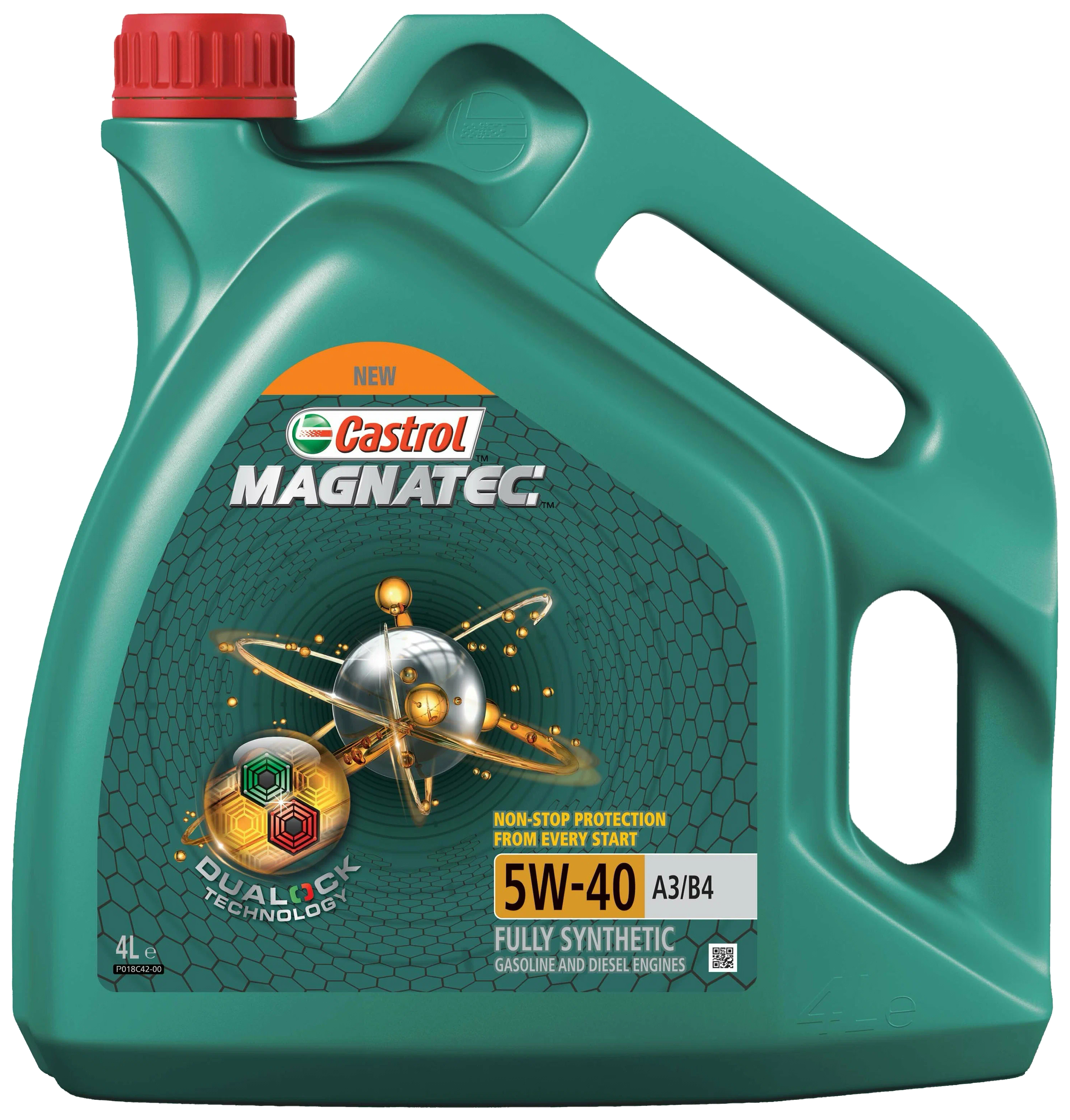 фото Castrol моторное масло castrol 15c9d7 (европа) 5w40 (4l) magnatec допуск а3/в3, а3/в4, vw