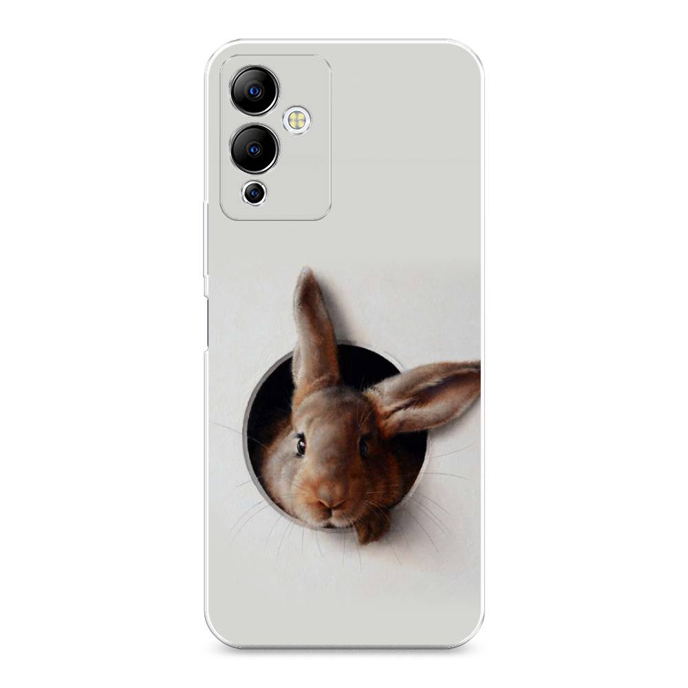 

Чехол на Infinix Note 12i "Любопытный кролик", Серый;коричневый, 3102050-1