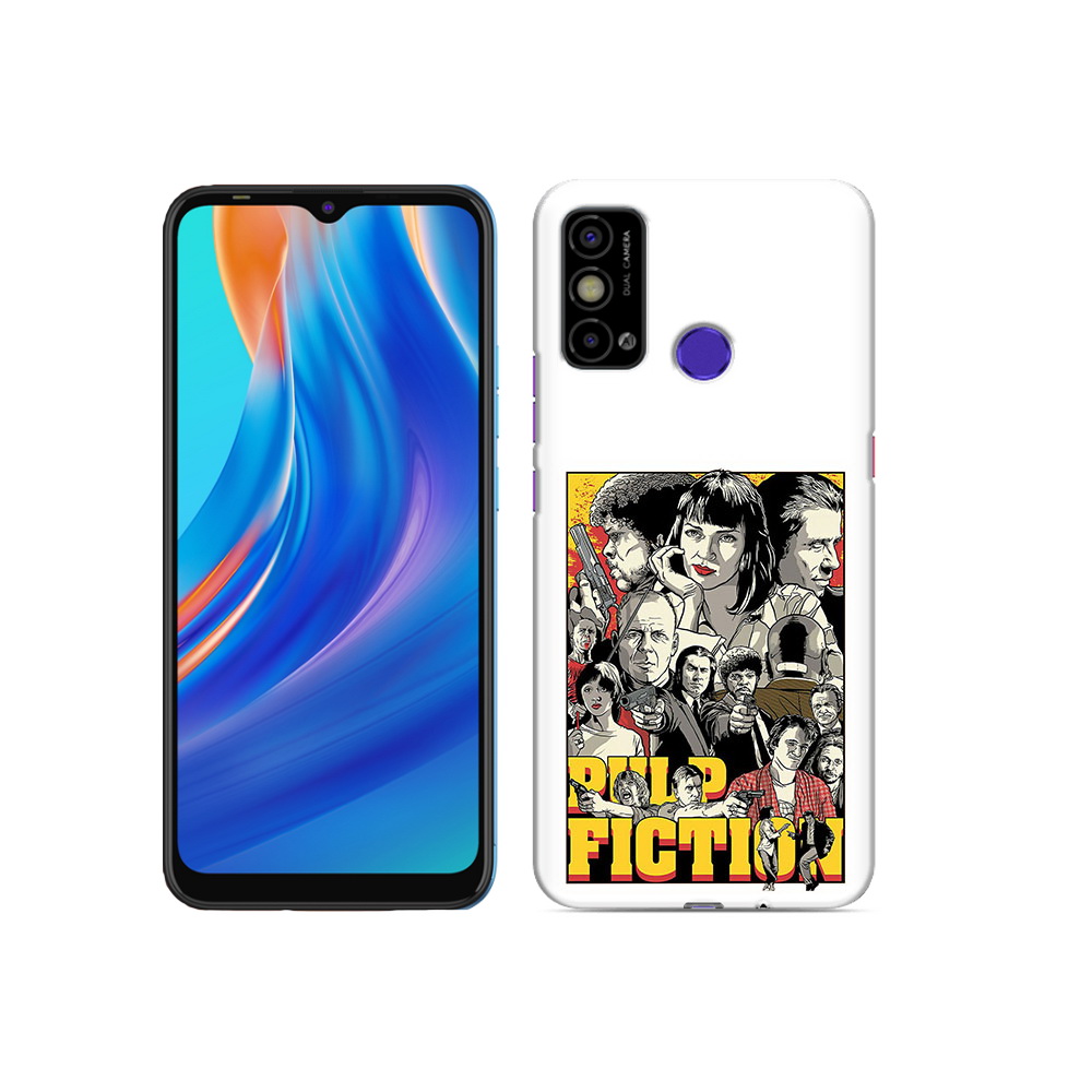 

Чехол MyPads Tocco для Tecno Spark Go комикс картинка, Прозрачный, Tocco