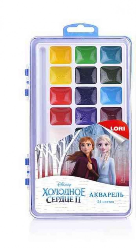

Акварель LORI Disney "Холодное сердце-2" 24 цвета (292797), 292797