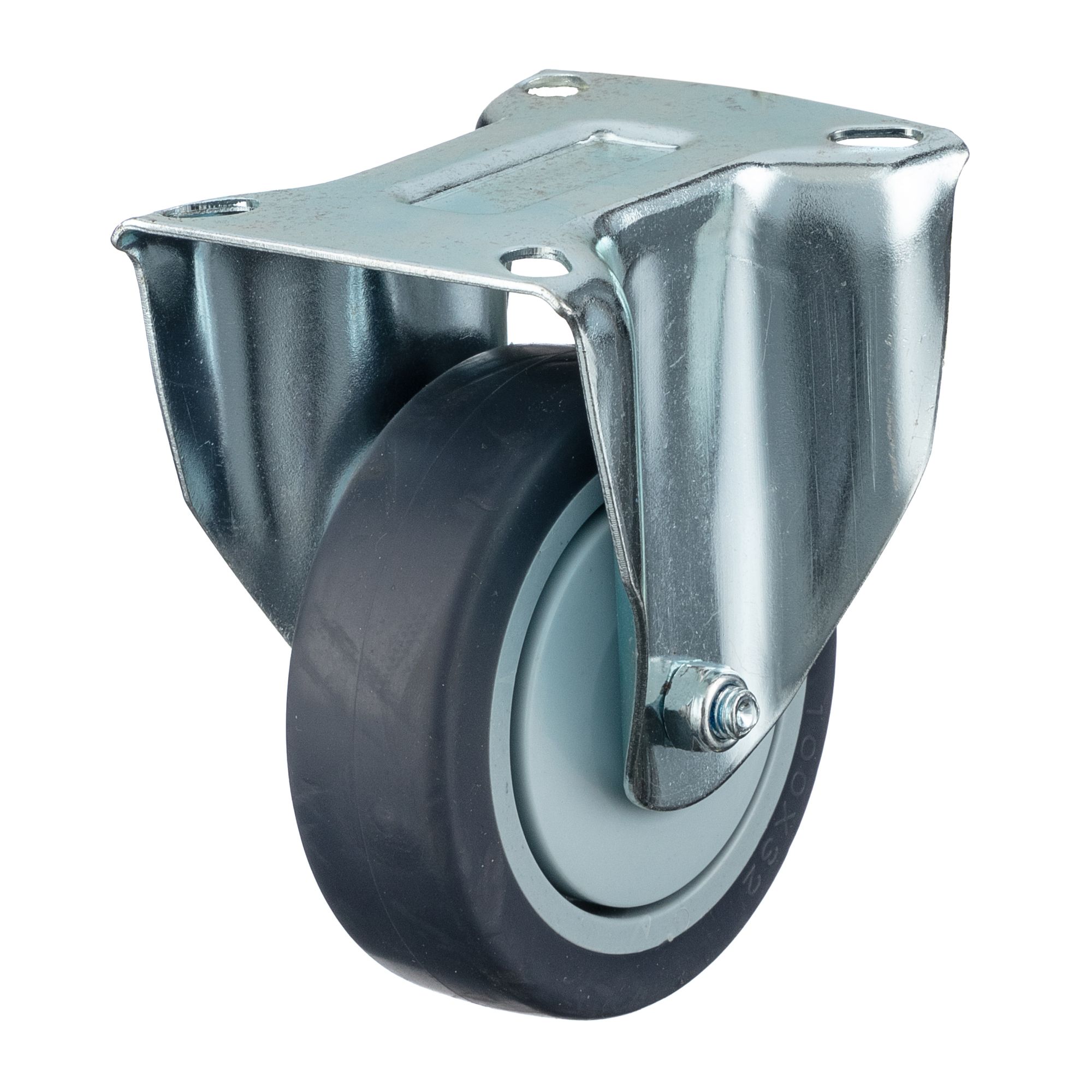 Колесо промышленное неповоротное Стелла-техник N48100TPRF 100мм100кг 505₽