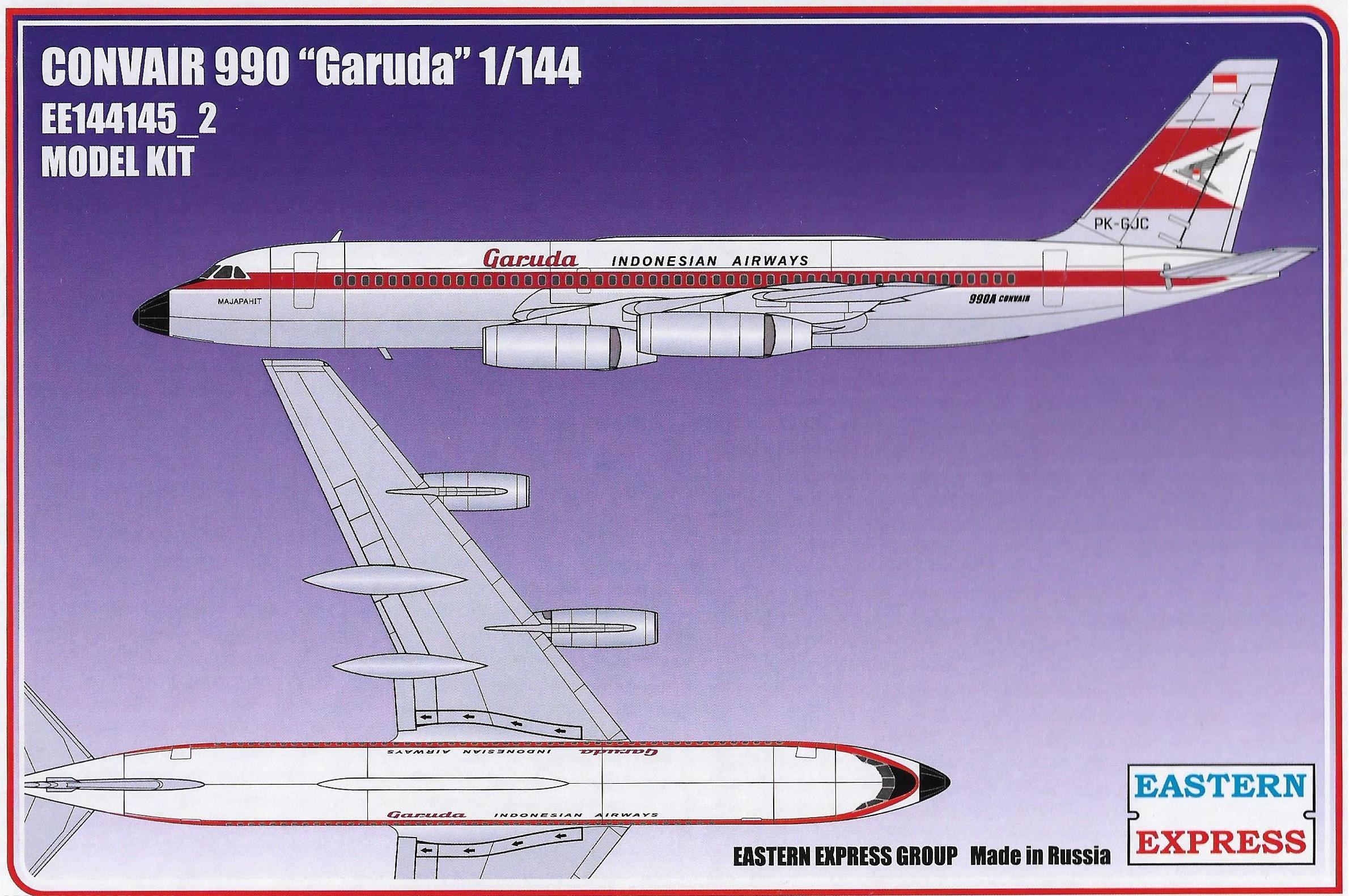 

ЕЕ144145_2 Авиалайнер CV990 GARUDA