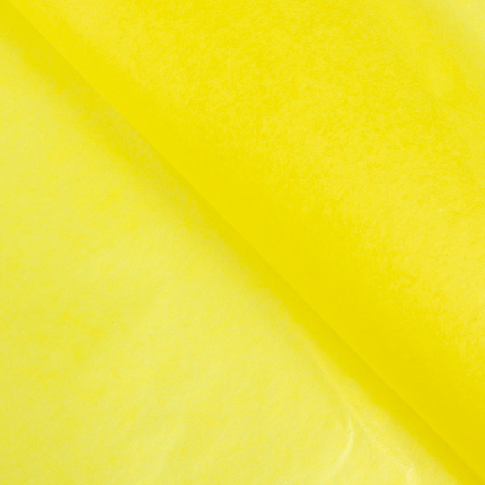 Бумага упаковочная тишью, желтый, 50 см х 66 см (10 шт)