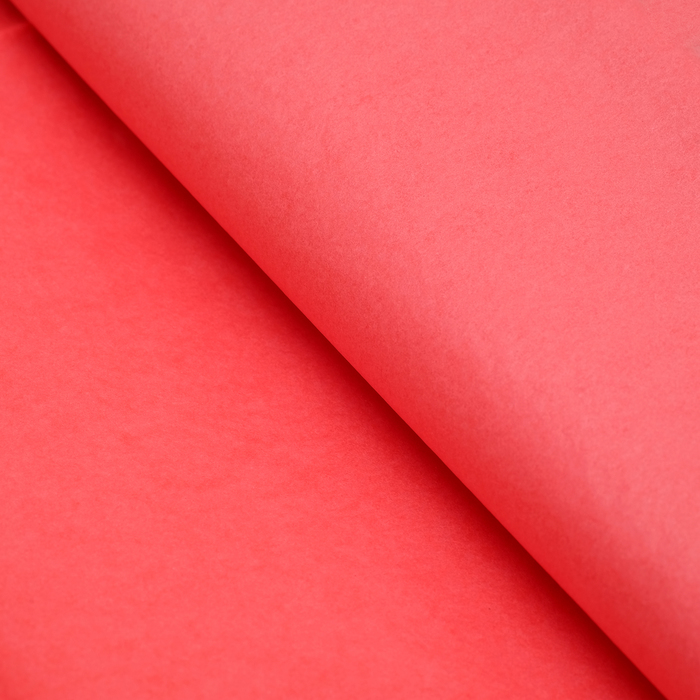 Бумага упаковочная тишью, красный, 50 см х 66 см (10 шт)