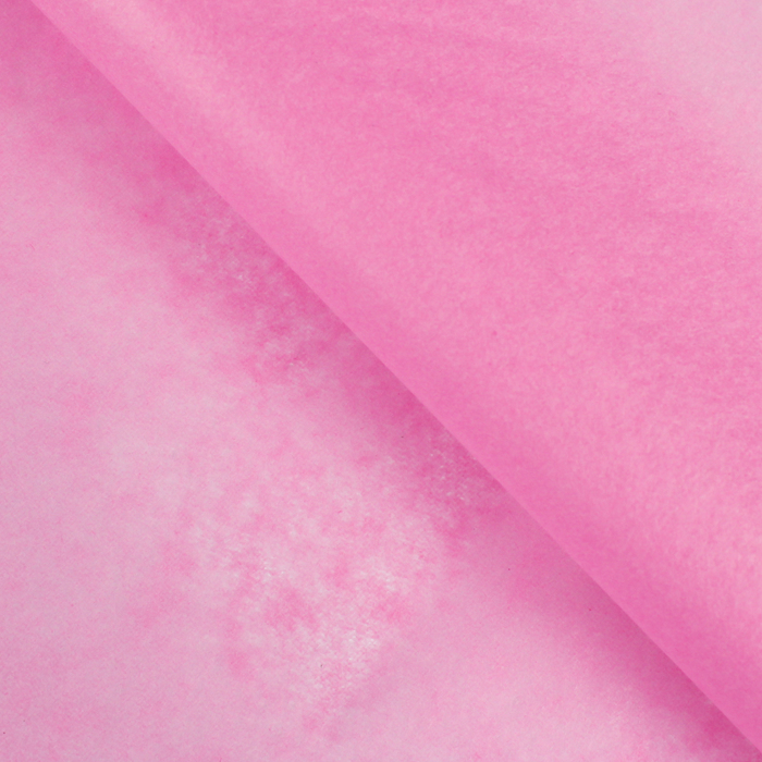Бумага упаковочная тишью, розовый, 50 см х 66 см (10 шт)