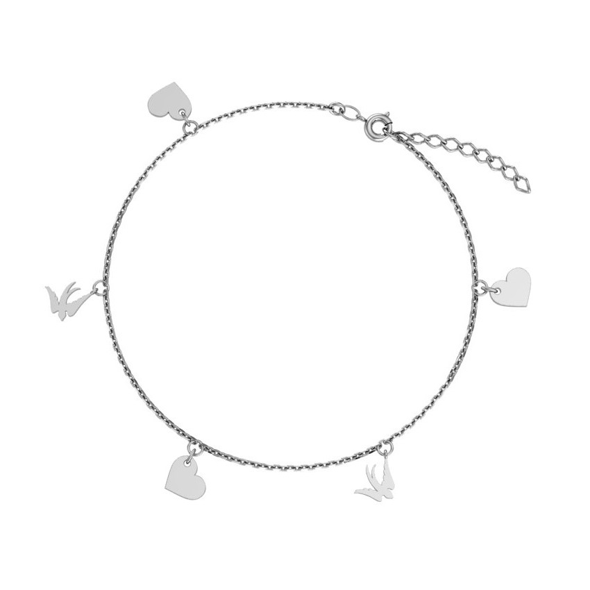 

Браслет из серебра р. 16,5 ЯХОНТ Золотой 196686, 196686