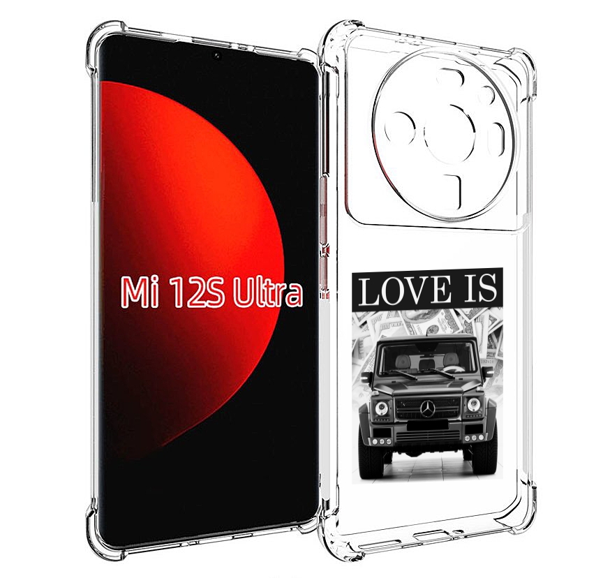 

Чехол MyPads гелик для Xiaomi 12S Ultra, Прозрачный, Tocco
