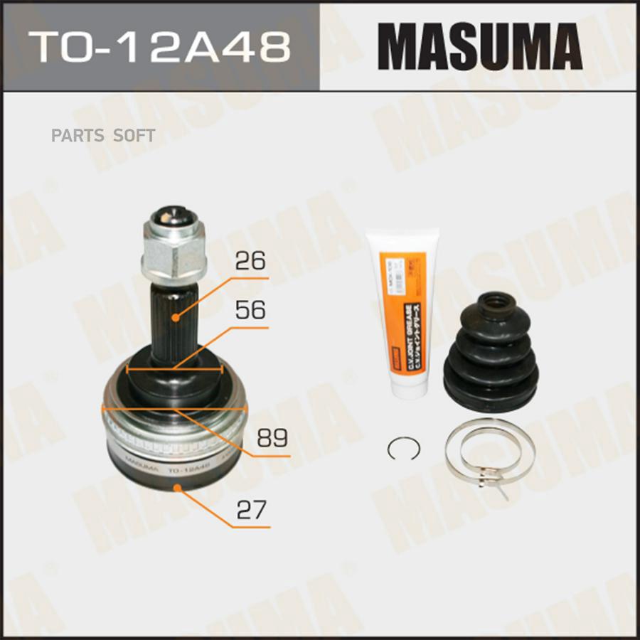 

Шрус Внеш.Toyota Camry 96-01 27x56x26 Masuma арт. TO12A48