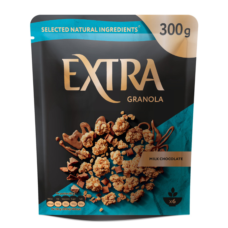 

Гранола-мюсли Extra с молочным шоколадом 300 г