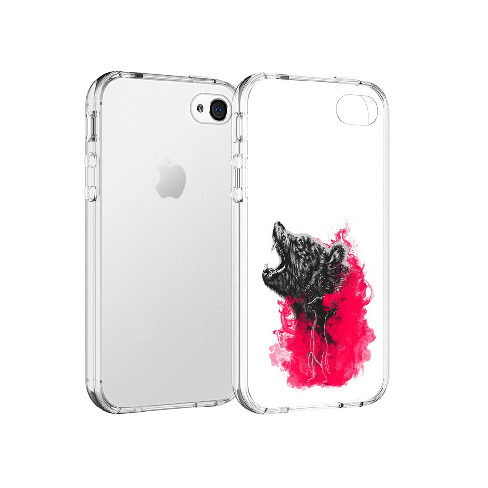 

Чехол MyPads Tocco для Apple iPhone 4 медведь в дымке, Прозрачный, Tocco