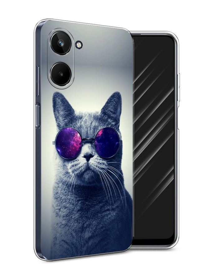 

Чехол Awog на Realme 10 5G "Космический кот", Красный, 2512650-1
