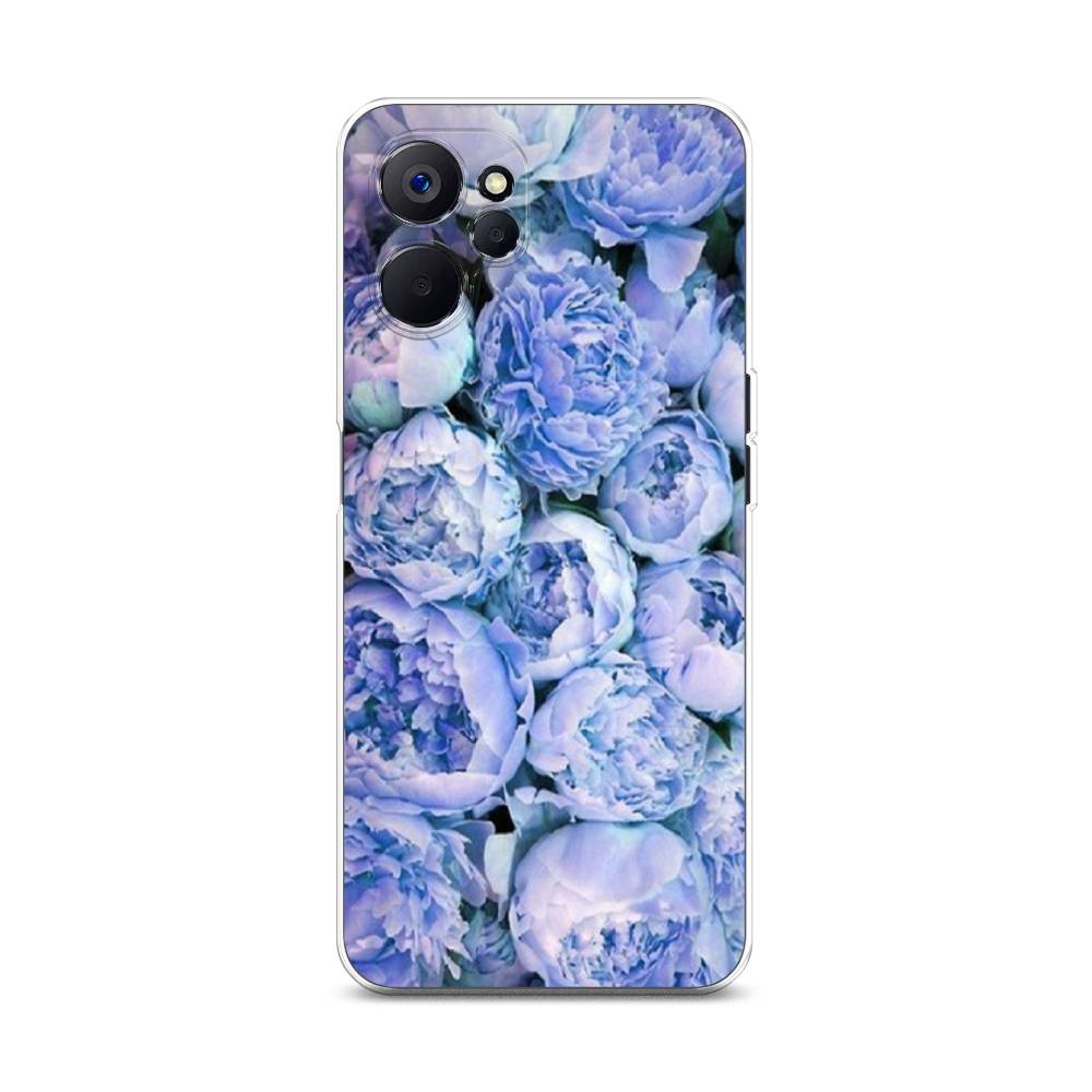

Чехол Awog на Realme 10 5G "Пионы голубые", Голубой, 2512650-8