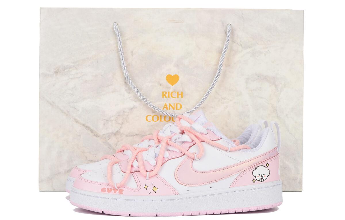 

Кеды унисекс Nike Court Borough 2 GS белые 35.5 EU, Белый, Court Borough 2 GS