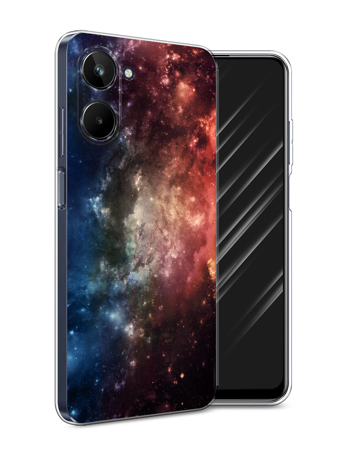 

Чехол Awog на Realme 10 5G "Космос", Синий;бежевый;красный, 2512650-4