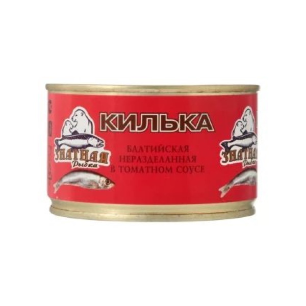 

Килька Знатная рыбка тушки в томатном соусе 240 г