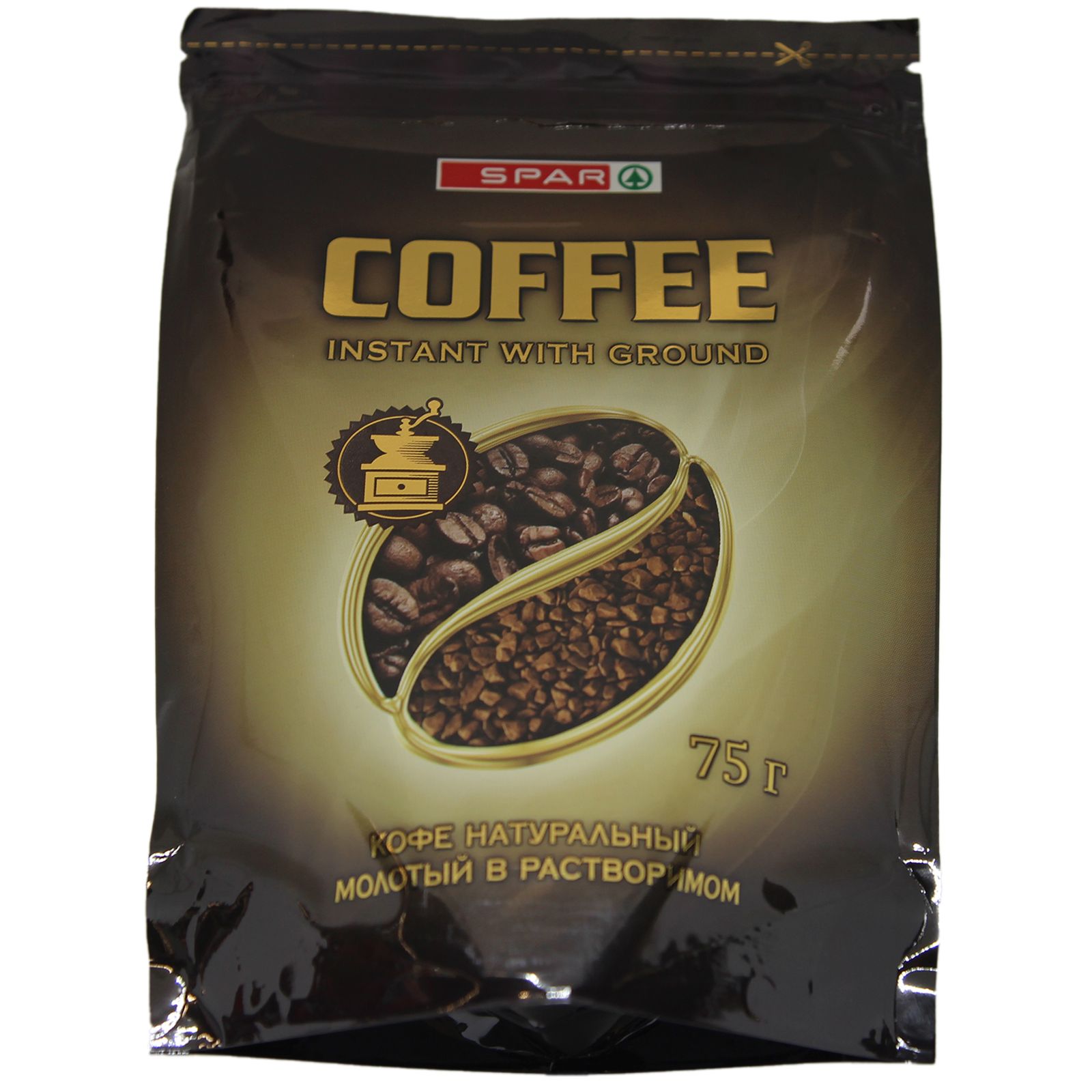 Кофе Spar молотый в растворимом 75 г