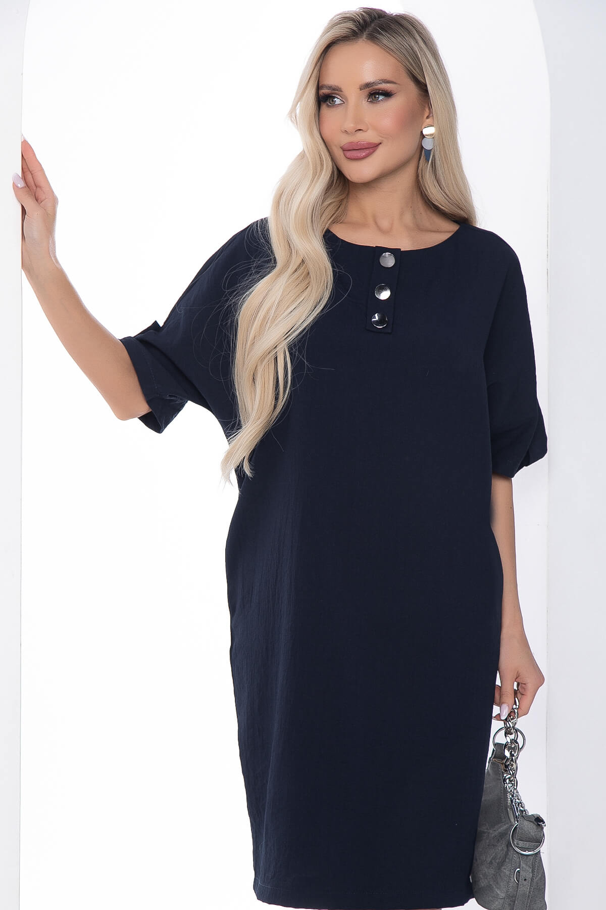 

Платье женское LT Collection Кайла синее 48 RU, Синий, Кайла