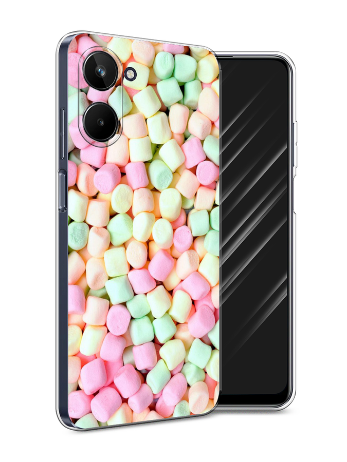 

Чехол Awog на Realme 10 5G "Marshmallows", Зеленый;желтый;розовый, 2512650-10