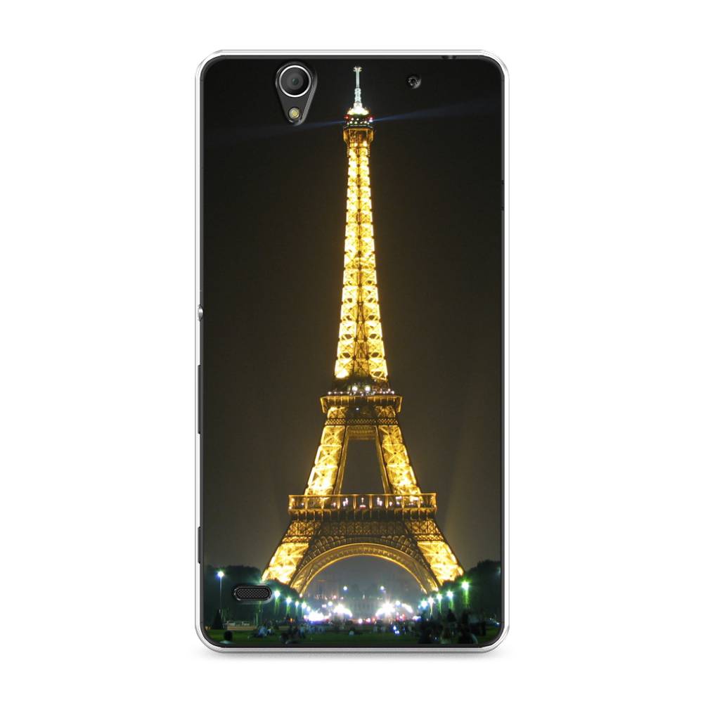 

Чехол на Sony Xperia C4 "Париж 2", Желтый;серый, 52650-2